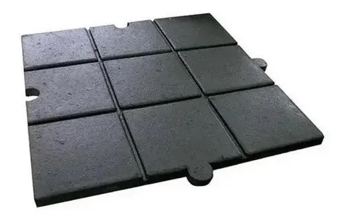 Tapete Para Gimnasio En Caucho  1cm De Grosor, 1mtr Cuadrado