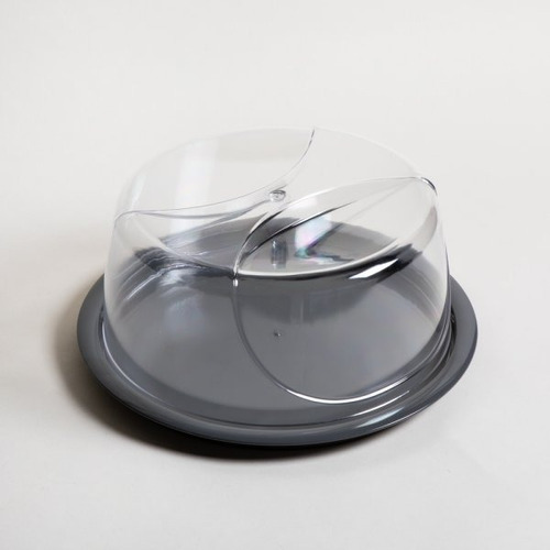 Campana Tortera Plastico Transparente Gastronómica 34cm 