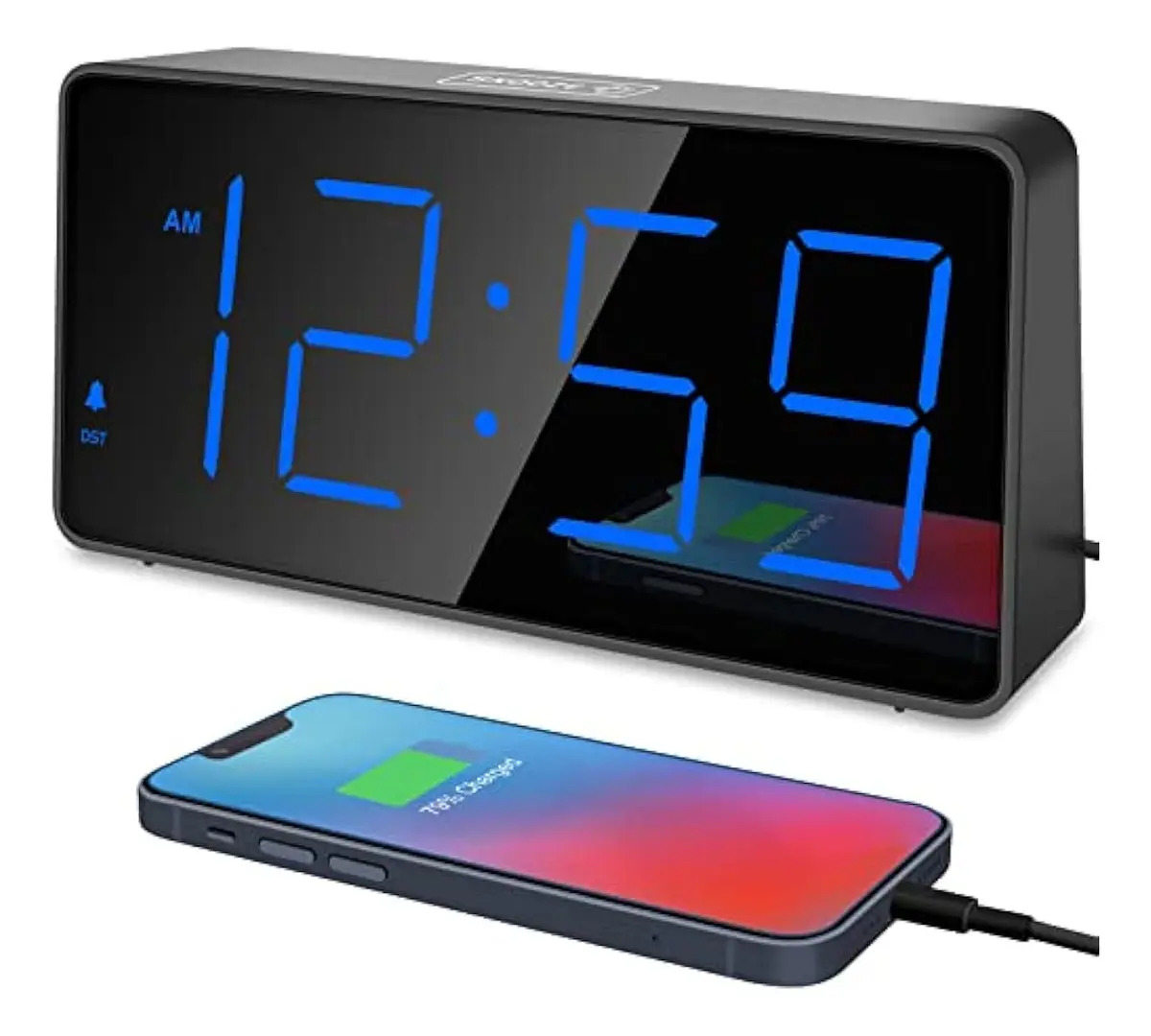 Reloj Digital Peakeep, Despertador Para Dormitorios - Numero