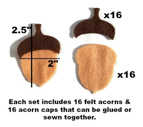 Hojas Secas Otoño Sauce Manualidades Castañas Bellotas 20 Pz