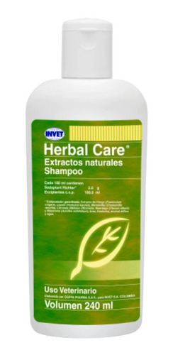 Shampoo Herbal Care X 240 Ml Para Perros