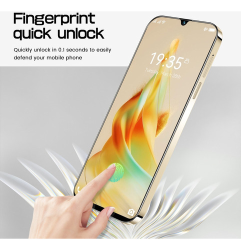 Lrxp Sroje Reno9 Pro Smart Phone 4g 7.3inch Ram16gb Rom1tb
