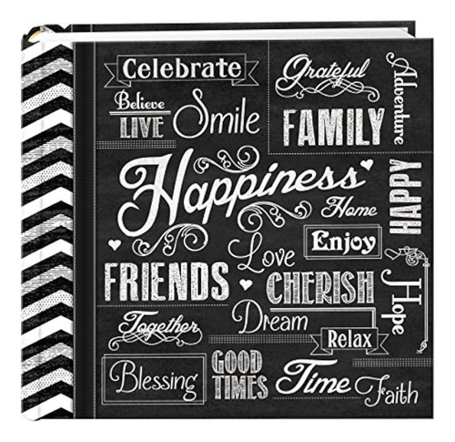 Pioneer Photo Albums Ev246chlkh 200pocket Chalkboard Printed