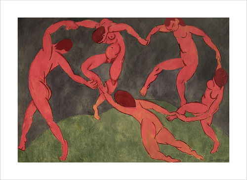 Lamina Fine Art La Danza Editado Sepia Henri Matisse 70x50