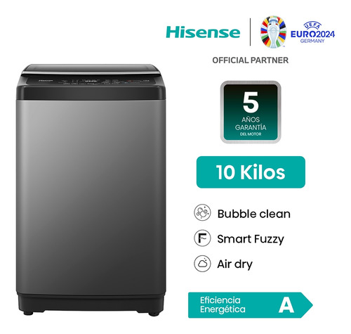 Lavadora Hisense 10kg Wm Tl Wt3j1023ut