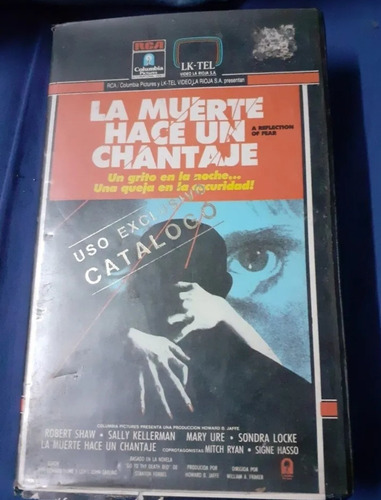 La Muerte Hace Un Chantaje Robert Shaw Vhs..pelicula (Usado)