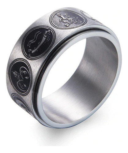 Anillo Game Of Thrones Acero Inoxidable Spinner Para Hombre