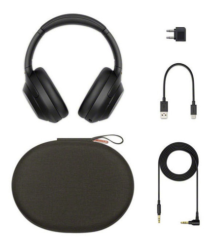 Headphone Sony Wh-1000xm4 Com Noise Cancelling Preto