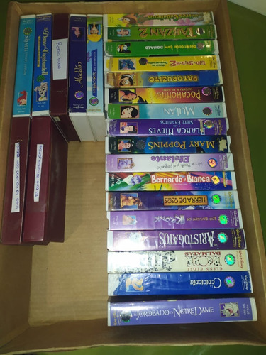 Coleccion Peliculas Originales Disney Vhs