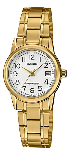 Reloj Casio Analog Gold Wr LTP-V002g-7b2udf para mujer