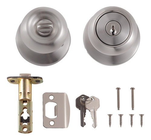 Pomo De Puerta Amazon Basics Exterior Con Cerradura Coastal