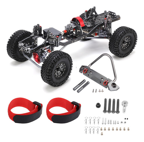 Kit De Coche Rc Frame De Aleación De Aluminio Y Fibra De Car