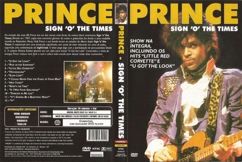 Prince Sign O The Times Dvd Original