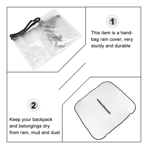 Cubierta De Lluvia Para Bolsos Protector De Bolsos Para Bols