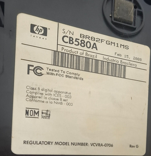 Impressora Multifuncional Cor Hp Deskjet F4180 127/220v (Usado)