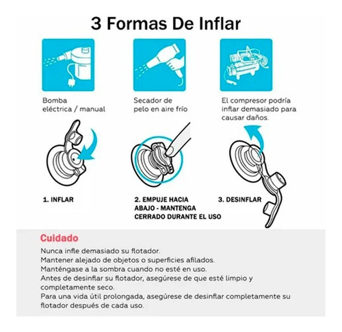 Alberca Inflable Rectangular Bestway 54121 Azul 1,161l Azul