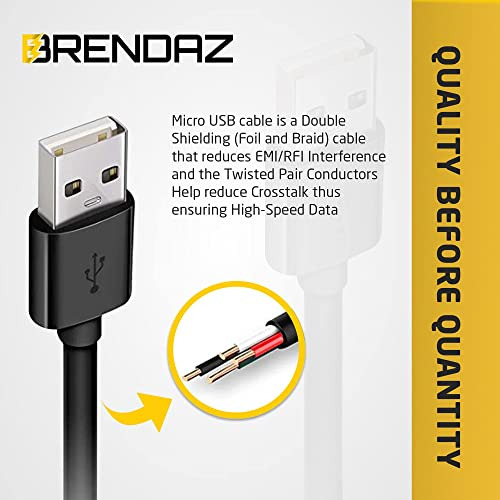 Cable Micro Usb De 1 Pie De Brendaz - Paquete De 10 - Cable