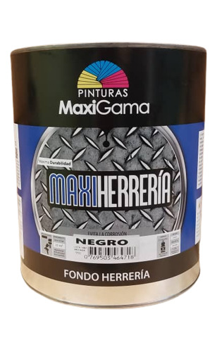 Fondo De Hererria Negro Galon Maxigama