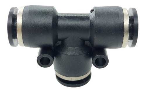 Imagen 1 de 4 de Conector Unión Racord Neumático T Tee Acople Manguera 6mm