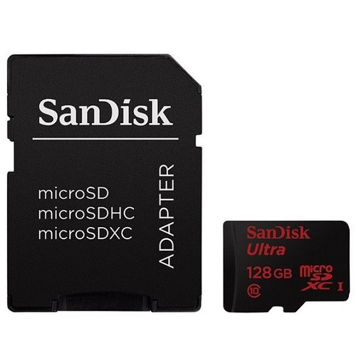 Memoria Micro Sd 128gb Sandisk 48mb/s Factura Bulk
