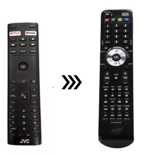 Controle Remoto Tv Jvc Smart Rcm5/cqb5432 - Similar