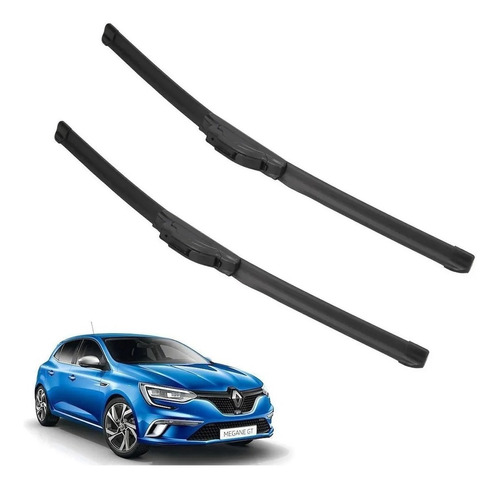 Kit 2 Escobillas Delanteras Flex Goma Megane 3 2011 A 2021