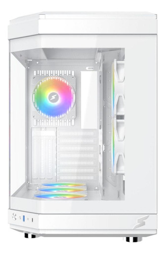 Gabinete Gamer Superframe Power Cube, Mid Tower, Eatx S/ Fan