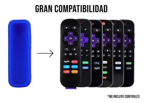 Imagen 4 de 10 de Funda Para Control Roku Tv Aparatos Express Premiere Stick