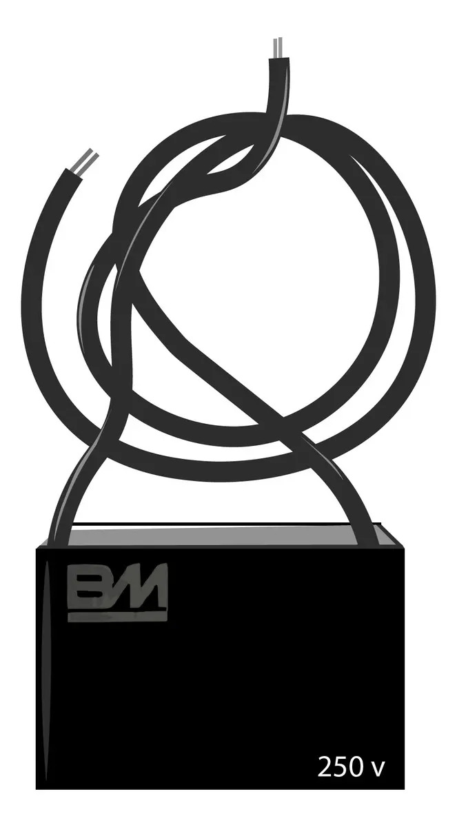 Capacitor BM RU CBB61 7uF 250V para Ventilador de Techo Industrial