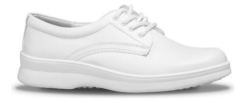 Zapato Blanco Ortoflex De Piel Para Enfermera Mod. 900