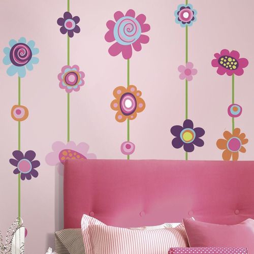 Vinilo Decorativo Pared [052funtg] Flores