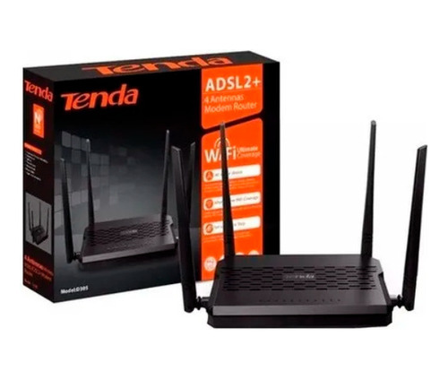 Modem Router Tenda Aba Cantv Adsl2+ N Wi-fi 4 Antenas