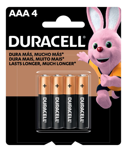 Duracell Pila Aaa Alcalina Blister X 4 