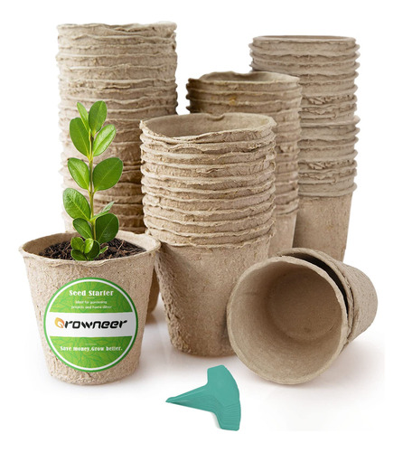 Growneer  Macetas Biodegradables Para Plantas De Semille.