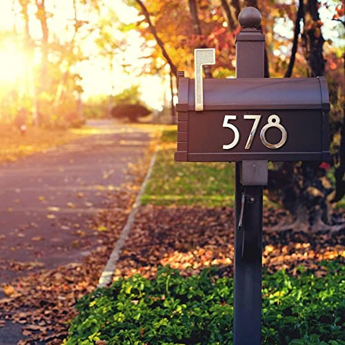 20 Pack Mailbox Numbers 09, 4 Inch High, Door Address N...