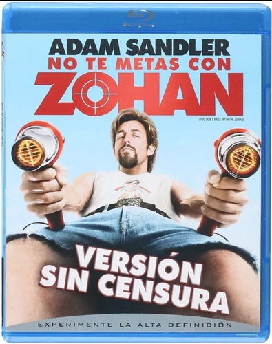 No Te Metas Con Zohan Adam Sandler Película Blu-ray