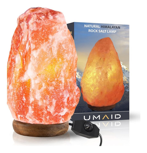 Umaid Himalayan Salt Lamp 8-10 Pulgadas (7-11 Lb), Lámpara D