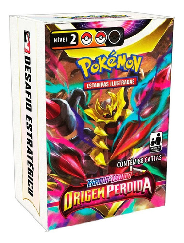 Caixa Box Cards Pokémon Go Desafio Estratégico Nível 2 Copag