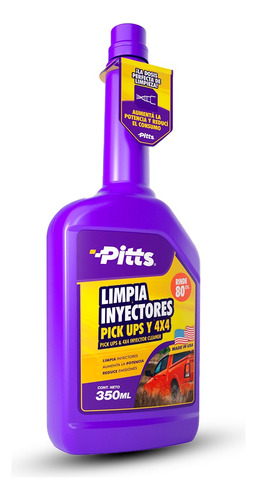 Limpia Inyectores Pick Ups Y 4x4 Pitts - Nafta Diesel 350 Ml