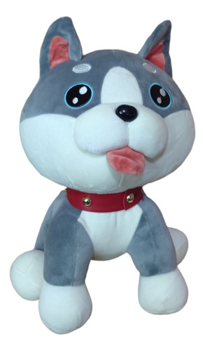 Perro De Peluche Huskie Plush Toy De 30cm Con Collar