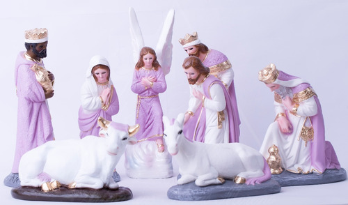 Nacimiento 40cm Tono Lila