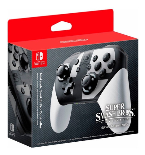 Control joystick inalámbrico Nintendo Switch Pro Controller Japon super smash bros ultimate edition
