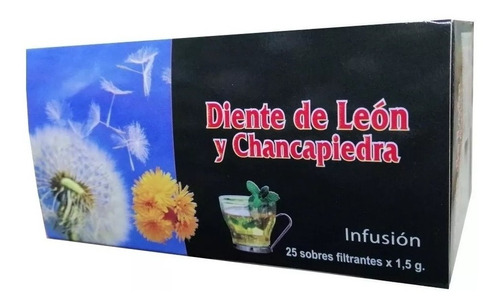 1 Te Filtrante 25 Bolsitas Diente De Leon Y Chanca Piedra