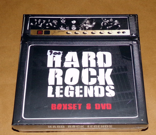 Hard Rock Legends Boxset 8 Dvds Sellado Metallica Kiss Kktus