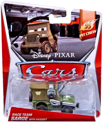 Cars Disney Sarge Race Team Sargento Auto Bunny Toys