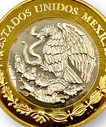 Moneda Bimetalica 100 Pesos Herencia Numismatica 2014 (Usado)