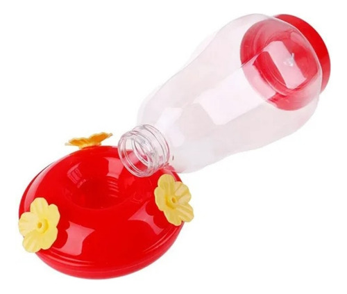 Bebedero Para Colibrís Rojo