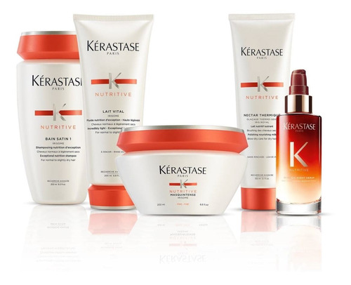 Kérastase Nutritive Bain Satin 1/cond/másc Finos/therm/sérum