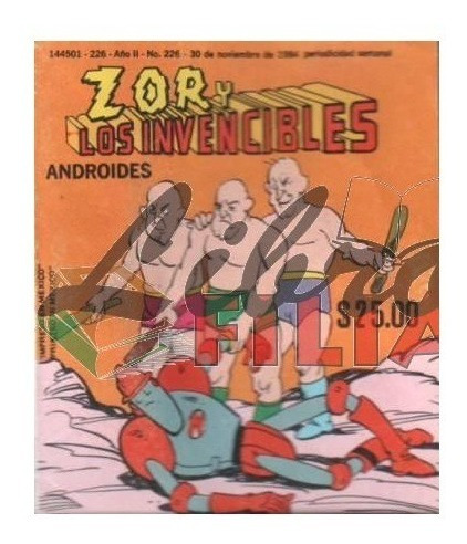 Comics Zor Y Los Invencibles (1980-1990), Editormex