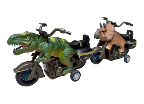 Imagen 4 de 9 de Moto Dinosaurio Rex Triceratops Auto Dino Juguete Niño